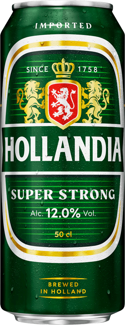 Hollandia Super Strong 12% - boîte de 50 cl Hollandia Super Strong 12% - boîte de 50 cl