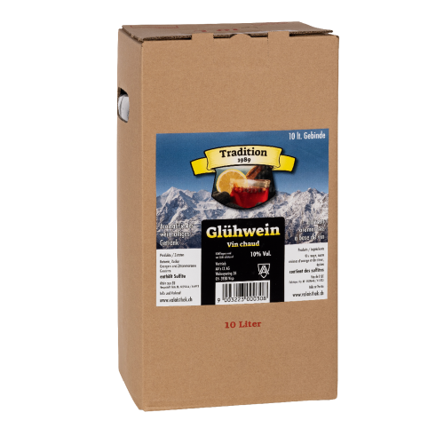 Glühwein Vin Chaud Rot 10% - 10 Liter Bag