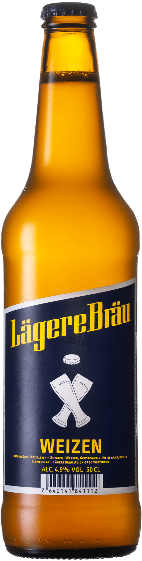 Lägere Bräu Weizen 4,9% Vol. 24 x 50 cl