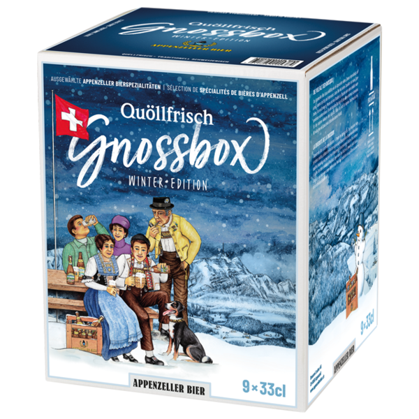 Appenzeller Winter GnossBox - 9 x 33 cl 