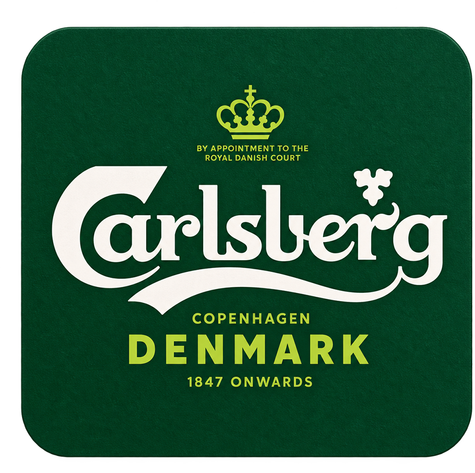 Carlsberg Bierdeckel - 100 Stück