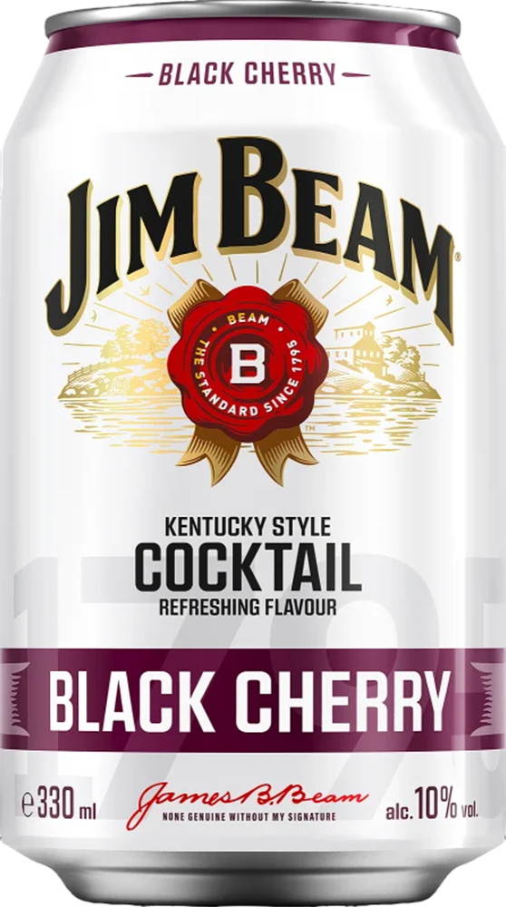 Jim Beam Black Cherry 10% - 33 cl Dose