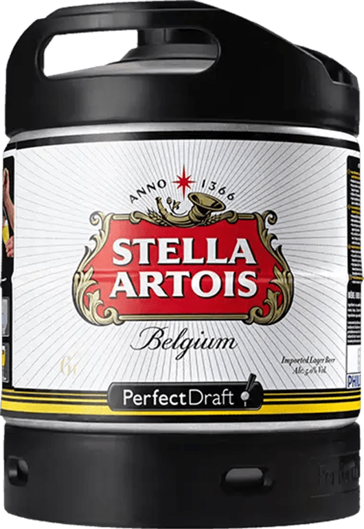 Stella Artois Perfect Draft 5% - 6 Liter Fass
