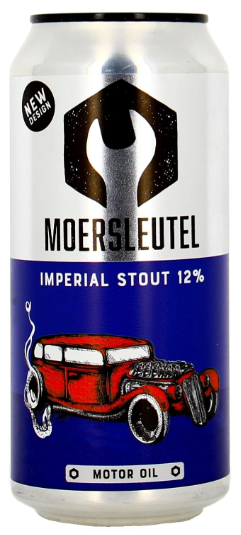 Moersleutel Motor Oil Imperial Stout 12% - 12 x 44 cl Dose