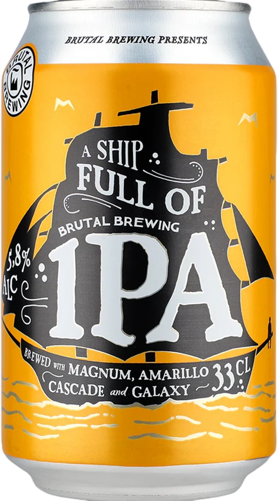 Brutal Brewing A Ship full of IPA 5.8% - 33 cl Dose