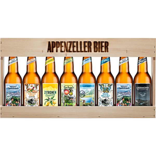 Appenzeller 1/2 Meter alkoholfreies Bier - 8 x 33 cl  
