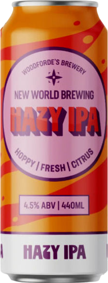 Woodforde's Hazy IPA 4.5% - 44 cl Dose