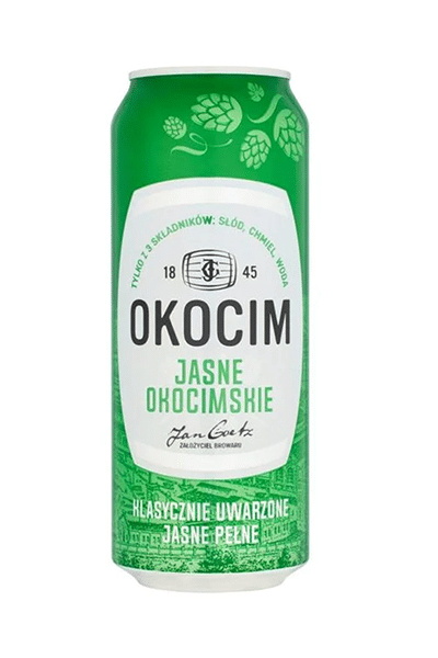 Okocim Lager 5,1% - 24 x boîte de 50 cl Okocim Lager 5,1% - 24 x boîte de 50 cl