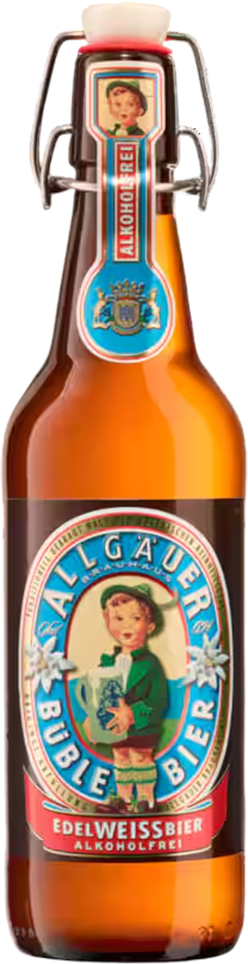 Allgäuer Büble Edelweissbier non-alcoholic - 50 cl swing top