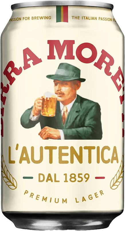 Birra Moretti Lager 4.6% - 6 x 33 cl boîte Birra Moretti Lager 4.6% - 6 x 33 cl boîte
