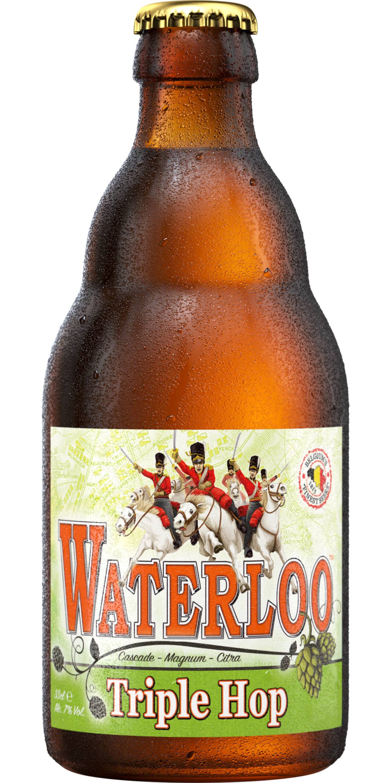 Waterloo Triple Hop 7% - 24 x 33 cl Waterloo Triple Hop 7% - 24 x 33 cl