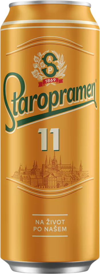 Staropramen 11° Lager 4,7% - lattina da 50 cl