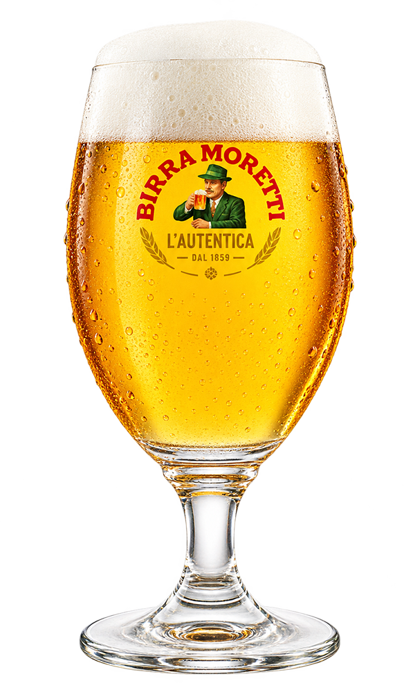 Birra Moretti Pokal Glas - 50 cl