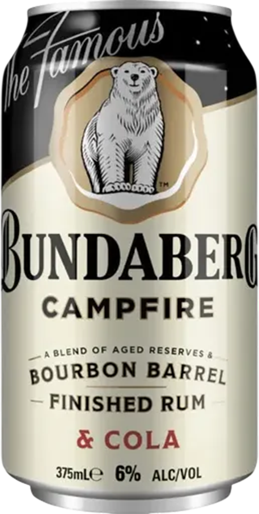 Bundaberg Campfire & Cola 6% - 37.5 cl Dose