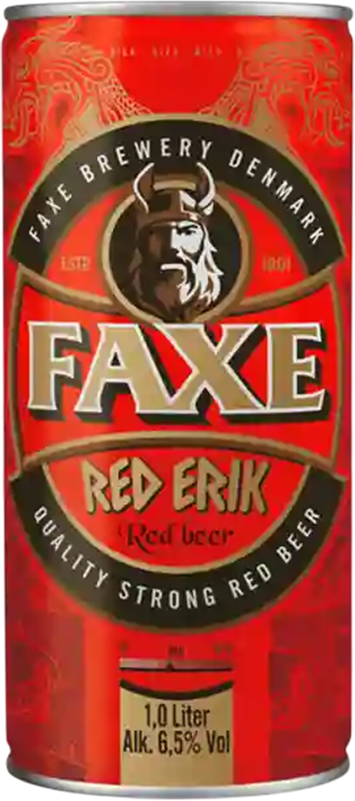 FAXE RED ERIK 6,5% - Lattina da 1 litro
