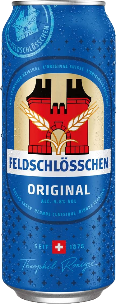 Feldschlösschen Original 4.8% - 6 x 50 cl Dose Feldschlösschen Original 4.8% - 6 x 50 cl Dose