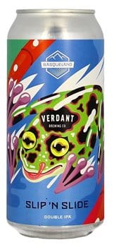 Basqueland Slip N`Slide Double IPA, Collab Verdant 8,0% - 16 x 44 cl Dose