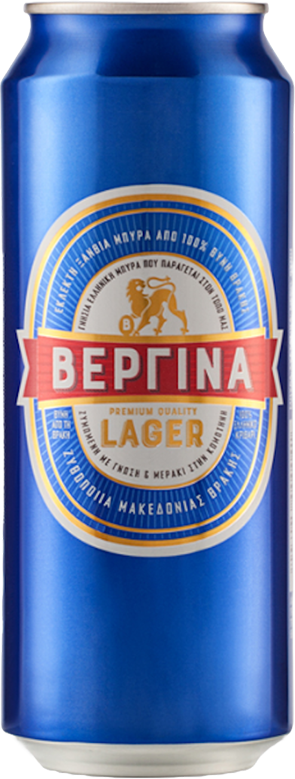 Vergina Lager 5% - 24 x 50 cl Dose