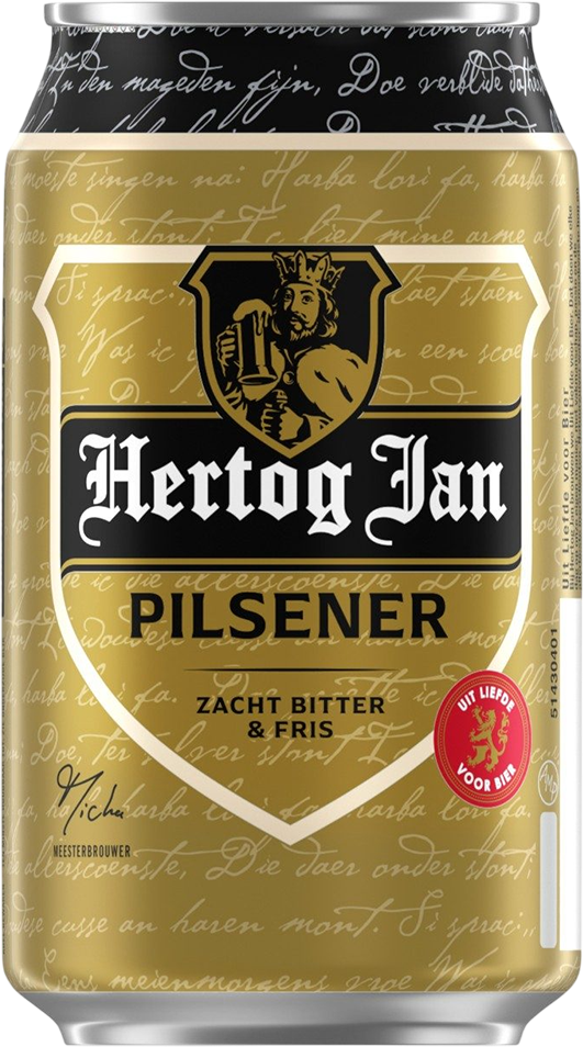 Hertog Jan Pilsener 5.1% - lattina da 33 cl
