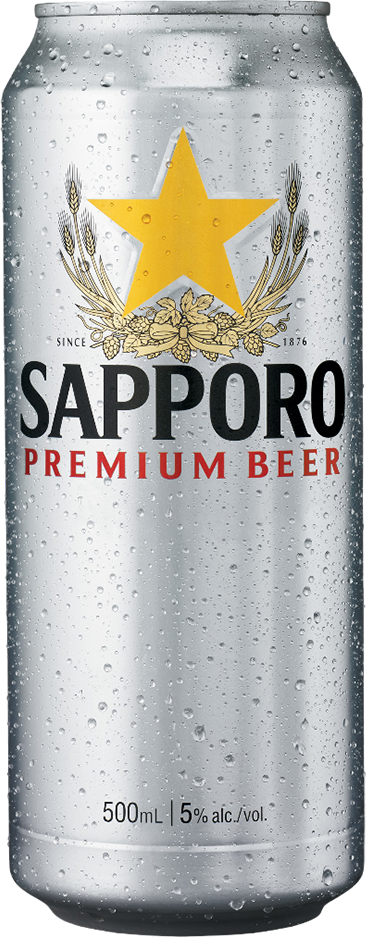 Sapporo Premium 4.8% - 50 cl Dose