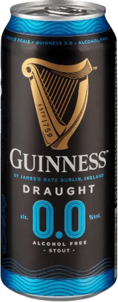 Guinness Draught Alkoholfrei - 24 x 44 cl Dose