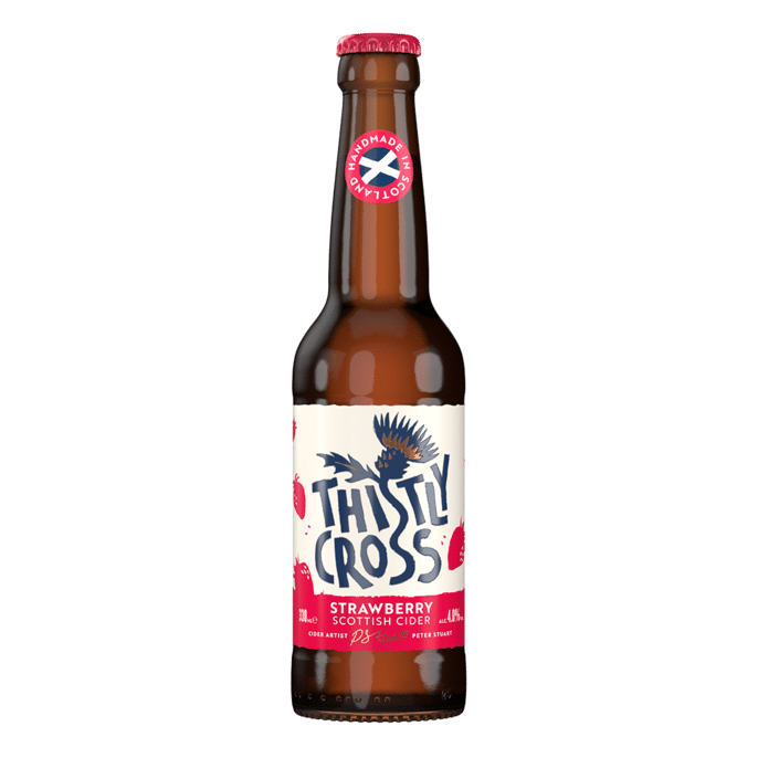 Thistly Cross Cider Strawberry 4.0% - 24 x 33 cl