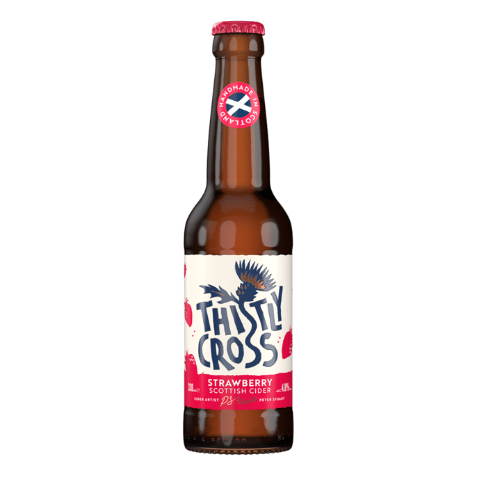Thistly Cross Cider Strawberry 4.0% - 24 x 33 cl Thistly Cross Cider Strawberry 4.0% - 24 x 33 cl