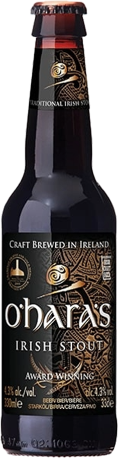 O'Hara's Irish Stout 4,3% - 24 x 33 cl O'Hara's Irish Stout 4,3% - 24 x 33 cl