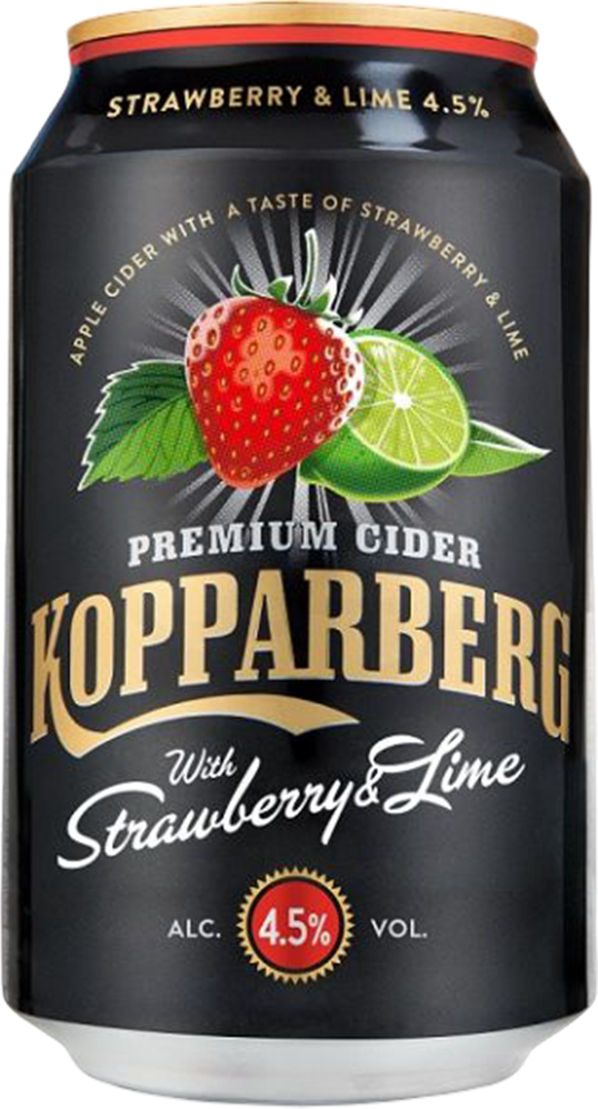 Kopparberg Strawberry-Lime Cider 4.5% - 33 cl Dose