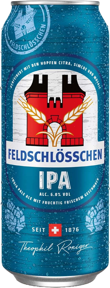 Feldschlösschen IPA 6% - 4 x 50 cl Dose Feldschlösschen IPA 6% - 4 x 50 cl Dose