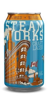 Steamworks Craft Lager 5,0% Vol. 24 x 36 cl Kanada