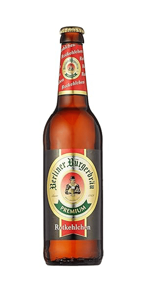 Berliner Bürgerbräu Rotkehlchen 5,3% - 20 x 50 cl Berliner Bürgerbräu Rotkehlchen 5,3% - 20 x 50 cl