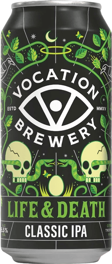 Vocation Life & Death IPA 6.5% - 12 x 44 cl Dose