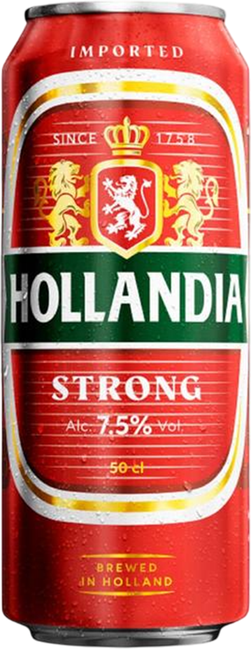 Hollandia Strong 7.5% - 24 50 cl Dose
