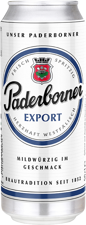 Paderborner Export 5.5% - 24 x 50 cl Dose Paderborner Export 5.5% - 24 x 50 cl Dose