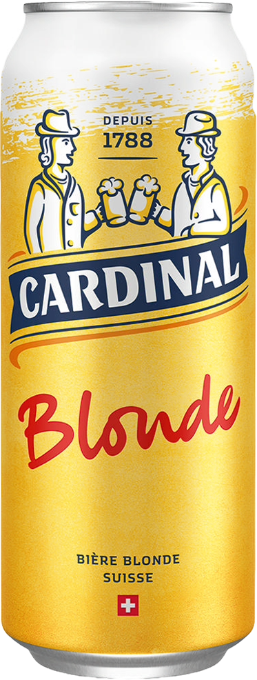 Cardinal Blonde 4.8% - 6 x 50 cl canette Cardinal Blonde 4.8% - 6 x 50 cl canette