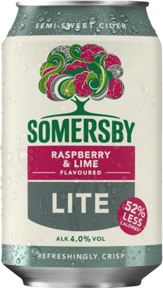 Somersby Raspberry-Lime Lite 4% - 33 cl Dose