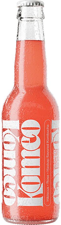 Komeo Kombucha Hibiscus-Rose-Haskap - 33 cl