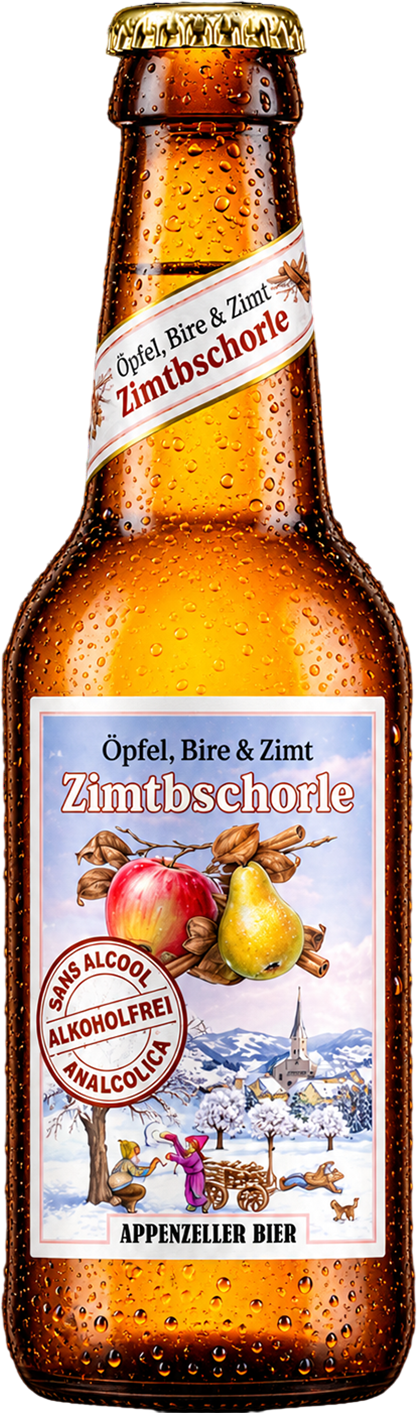 Appenzellerbier Zimtbschorle alkoholfrei - 33 cl
