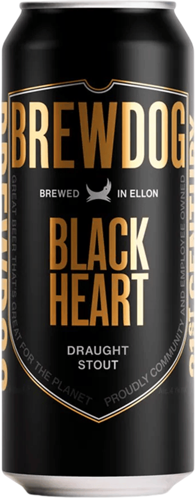 BrewDog Black Heart 4.1% - 44 cl can BrewDog Black Heart 4.1% - 44 cl can