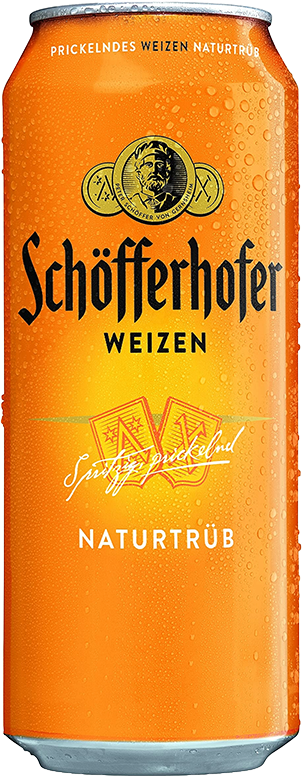 Schöfferhofer Weizen Naturtrüb 5% - 24 x 50 cl Dose