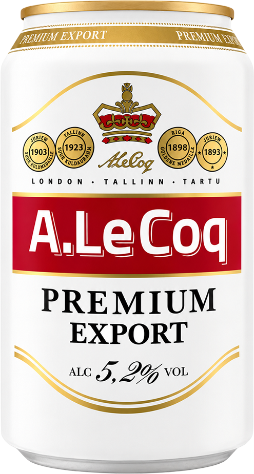 A. le Coq Premium Export 5.2% - 33 cl Dose
