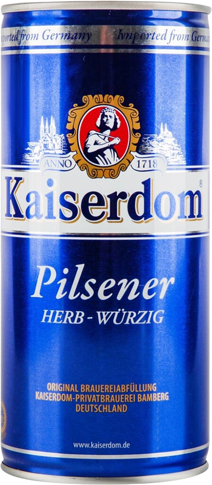 Kaiserdom Pilsener 4.9% - 1 Liter Dose