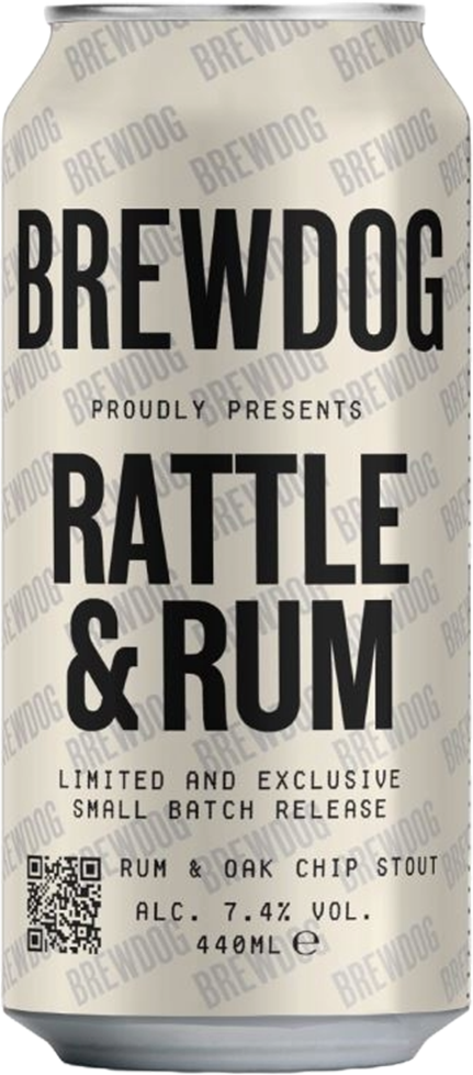 BrewDog Rattle & Rum 7.4% - 12 x 44 cl Dose