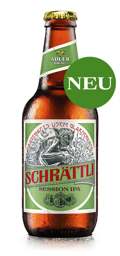 Adler Bräu Schrättli 3,8% - 24 x 29 cl ( erhältlich Juni - September )