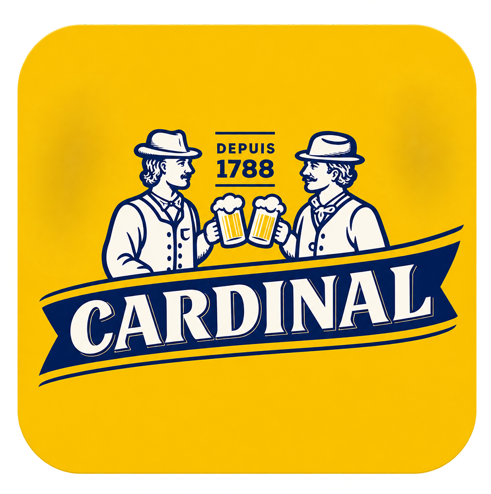 Cardinal Bierdeckel - 100 Stück