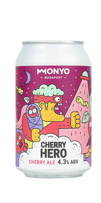 Monyo Cherry Hero 4,3% - 12 x 33 cl Dose