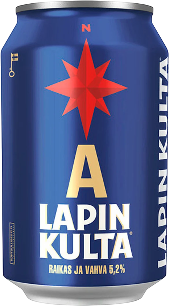 Lapin Kulta Lager 5.2% - 33 cl Dose