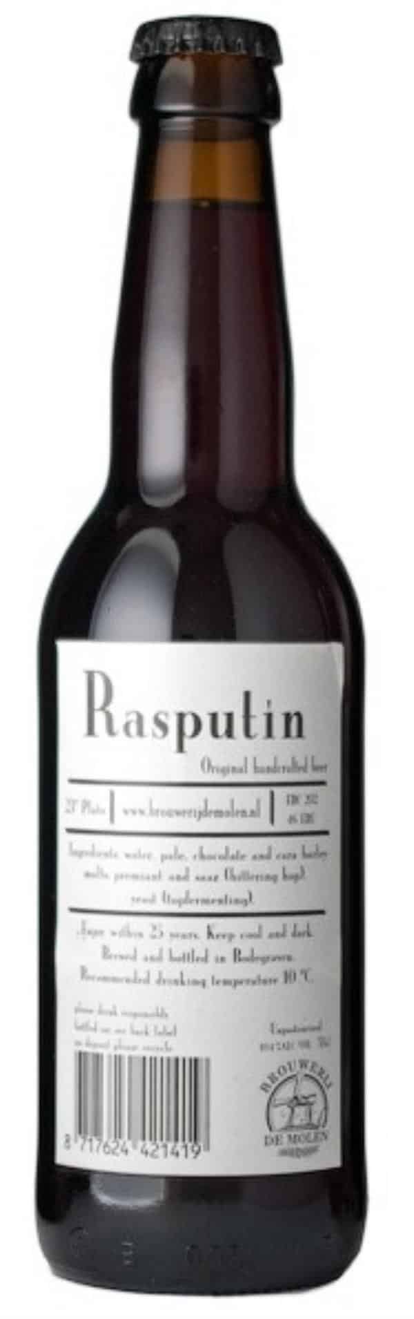 De Molen Rasputin Starkbier 10,4% - 24 x 33 cl