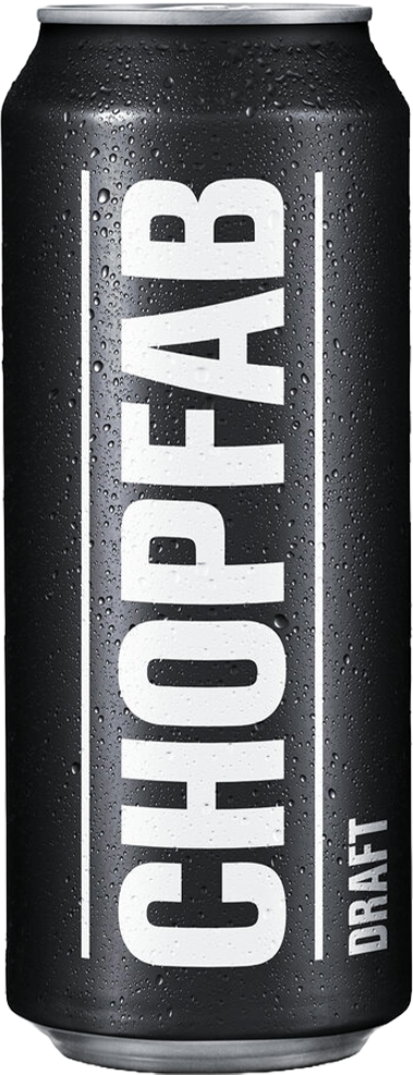 Chopfab Draft 4.7% - 6 x 50 cl canette Chopfab Draft 4.7% - 6 x 50 cl canette